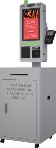 Eflyn 21.5" Giving Kiosks with Cash Box